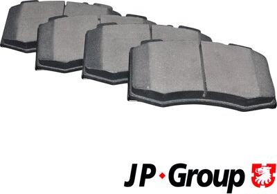 JP Group 1363602310 - Əyləc altlığı dəsti, əyləc diski furqanavto.az
