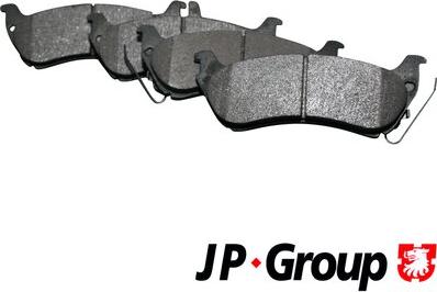 JP Group 1363701110 - Əyləc altlığı dəsti, əyləc diski furqanavto.az