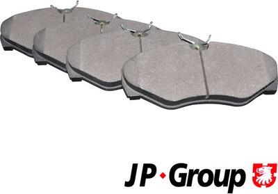 JP Group 1263601910 - Əyləc altlığı dəsti, əyləc diski furqanavto.az