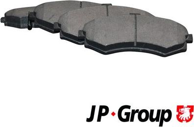 JP Group 3563600110 - Əyləc altlığı dəsti, əyləc diski furqanavto.az