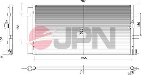 JPN 60C9080-JPN - Kondenser, kondisioner furqanavto.az