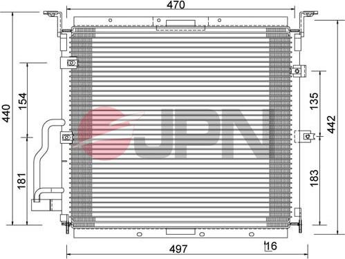 JPN 60C9081-JPN - Kondenser, kondisioner furqanavto.az