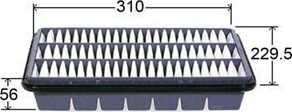 JS Asakashi A1021 - Hava filtri furqanavto.az