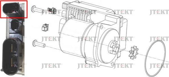 JTEKT 6916003480 - Elektrik mühərriki, sükan çarxı furqanavto.az