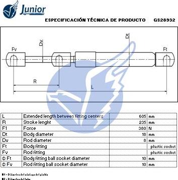 JUNIOR GS28932 - Qazlı bulaq, baqaj, yük yeri furqanavto.az