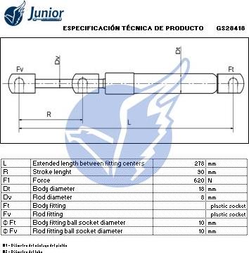 JUNIOR GS28418 - Qazlı bulaq, baqaj, yük yeri furqanavto.az