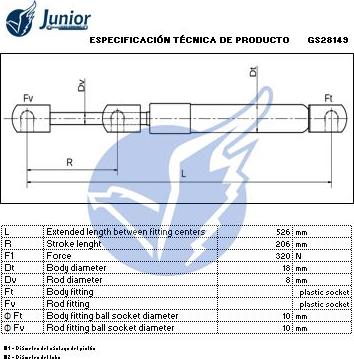 JUNIOR GS28149 - Qazlı bulaq, baqaj, yük yeri furqanavto.az