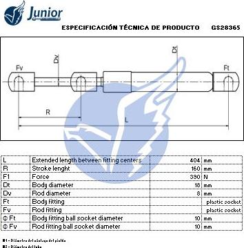 JUNIOR GS28365 - Qazlı bulaq, baqaj, yük yeri furqanavto.az