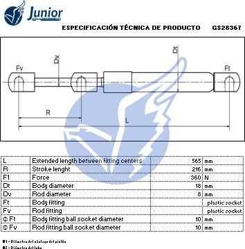 JUNIOR GS28367 - Qazlı bulaq, baqaj, yük yeri furqanavto.az