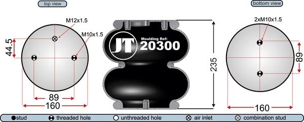 Juratek JAB20303E - Körük, pnevmatik asqı furqanavto.az