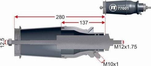 Juratek JAM77001 - Körük, pnevmatik asqı furqanavto.az