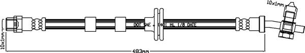 Juratek JBH1047 - Əyləc şlanqı furqanavto.az