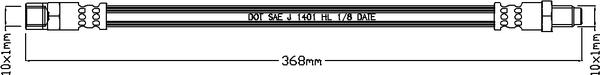 Juratek JBH1059 - Əyləc şlanqı furqanavto.az