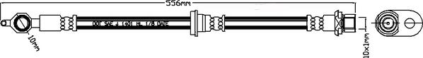 Juratek JBH1082L - Əyləc şlanqı furqanavto.az