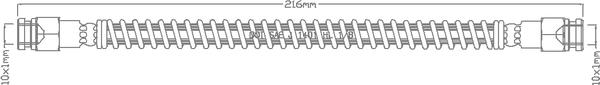 Juratek JBH1071L - Əyləc şlanqı furqanavto.az