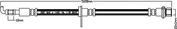 Juratek JBH1147R - Əyləc şlanqı furqanavto.az