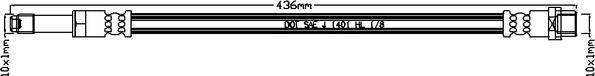 Juratek JBH1166 - Əyləc şlanqı furqanavto.az