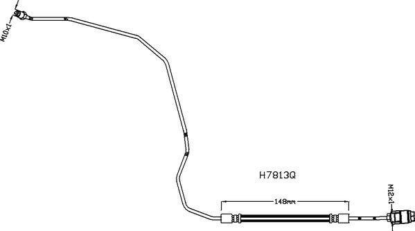 Juratek JBH1160L - Əyləc şlanqı furqanavto.az