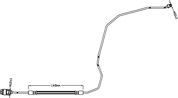 Juratek JBH1160R - Əyləc şlanqı furqanavto.az