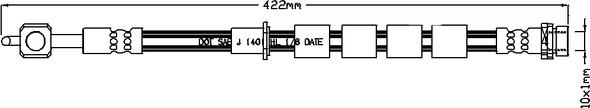 Juratek JBH1252L - Əyləc şlanqı furqanavto.az