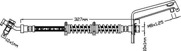 Juratek JBH1285L - Əyləc şlanqı furqanavto.az