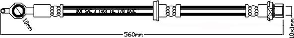 Juratek JBH1230L - Əyləc şlanqı furqanavto.az