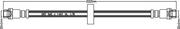 Juratek JBH1273 - Əyləc şlanqı furqanavto.az