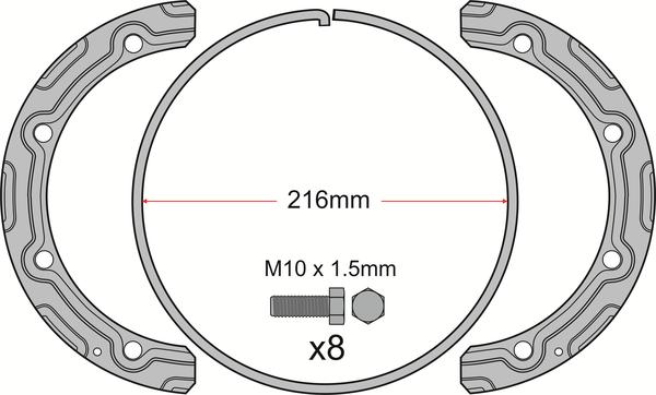 Juratek JCK401 - Disk əyləc pedləri üçün aksesuar dəsti furqanavto.az