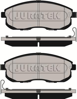 Juratek JCP090 - Əyləc altlığı dəsti, əyləc diski furqanavto.az