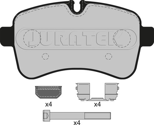 Juratek JCP011 - Əyləc altlığı dəsti, əyləc diski furqanavto.az