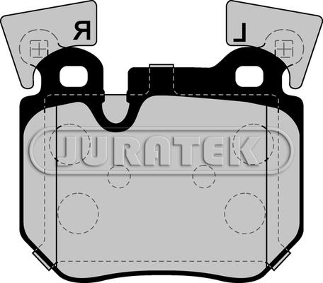 Juratek JCP071 - Əyləc altlığı dəsti, əyləc diski furqanavto.az