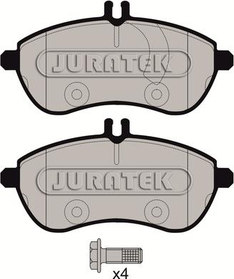 Juratek JCP1978 - Əyləc altlığı dəsti, əyləc diski furqanavto.az