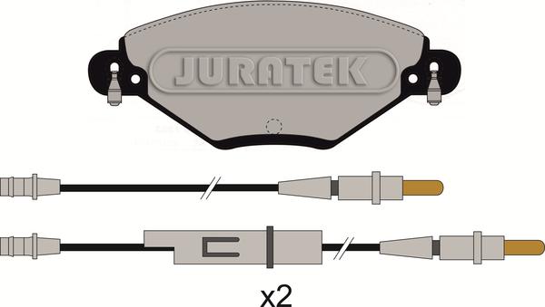 Juratek JCP1411 - Əyləc altlığı dəsti, əyləc diski furqanavto.az