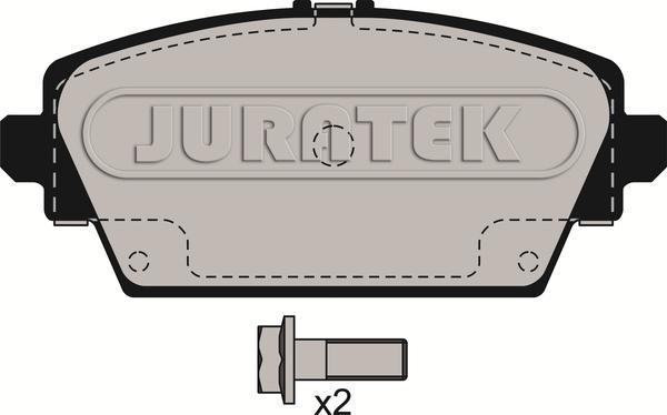 Juratek JCP1580 - Əyləc altlığı dəsti, əyləc diski furqanavto.az