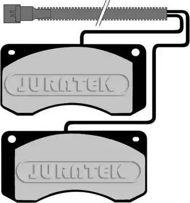 Juratek JCP1046 - Əyləc altlığı dəsti, əyləc diski furqanavto.az