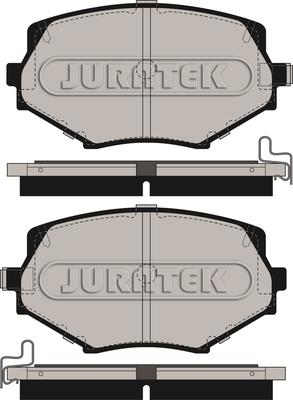 Juratek JCP1011 - Əyləc altlığı dəsti, əyləc diski furqanavto.az