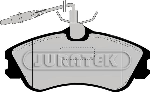 Juratek JCP1112 - Əyləc altlığı dəsti, əyləc diski furqanavto.az