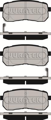 Juratek JCP187 - Əyləc altlığı dəsti, əyləc diski furqanavto.az