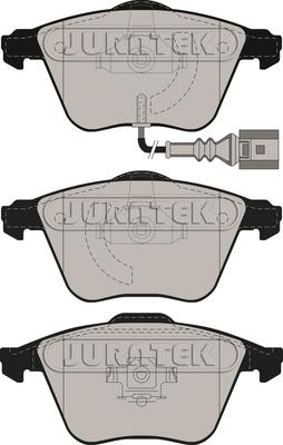 Juratek JCP1765 - Əyləc altlığı dəsti, əyləc diski furqanavto.az