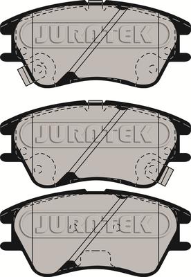 Juratek JCP8580 - Əyləc altlığı dəsti, əyləc diski furqanavto.az