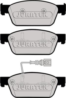 Juratek JCP8043 - Əyləc altlığı dəsti, əyləc diski furqanavto.az