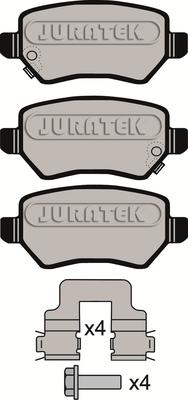 Juratek JCP8082 - Əyləc altlığı dəsti, əyləc diski furqanavto.az