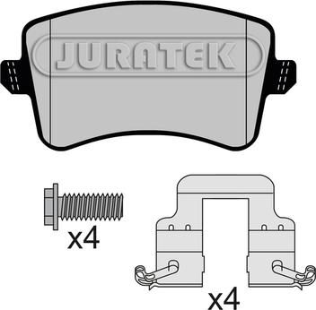 Juratek JCP8149 - Əyləc altlığı dəsti, əyləc diski furqanavto.az