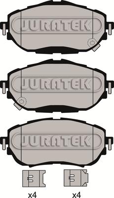 Juratek JCP8169 - Əyləc altlığı dəsti, əyləc diski furqanavto.az