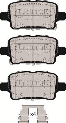 Juratek JCP8160 - Əyləc altlığı dəsti, əyləc diski furqanavto.az