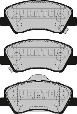 Juratek JCP8272 - Əyləc altlığı dəsti, əyləc diski furqanavto.az