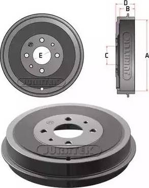 Juratek JDR014 - Əyləc barabanı furqanavto.az