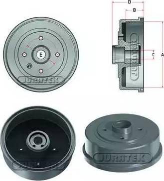 Juratek JDR080B - Əyləc barabanı furqanavto.az