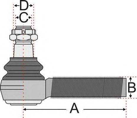 Juratek JSS2143 - Bağlama çubuğunun sonu furqanavto.az