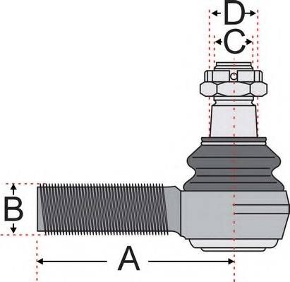 Juratek JSS2133 - Bağlama çubuğunun sonu furqanavto.az